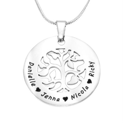 Personalised BFS Family Tree Necklace - Name My Jewellery