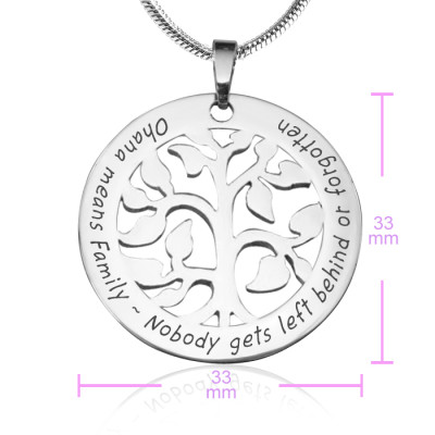 Personalised Ohana Tree - Sterling Silver *Limited Edition - Name My Jewellery