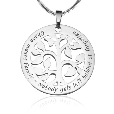 Personalised Ohana Tree - Sterling Silver *Limited Edition - Name My Jewellery