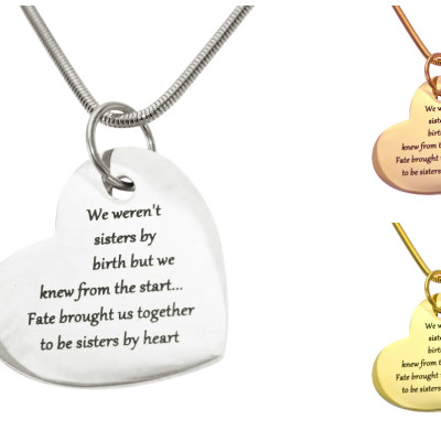 Personalised Bottom of My Heart - Name My Jewellery