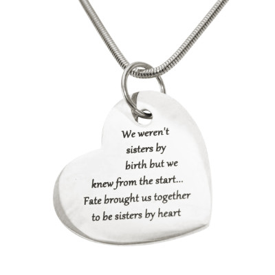 Personalised Bottom of My Heart - Name My Jewellery