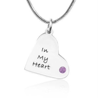 Personalised Mothers Heart Pendant Necklace Set - Name My Jewellery