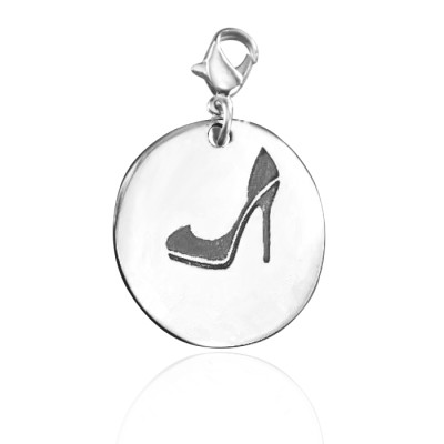 Personalised Shoe Lover Charm - Name My Jewellery