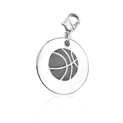 Personalised Basketball Charm - Name My Jewellery