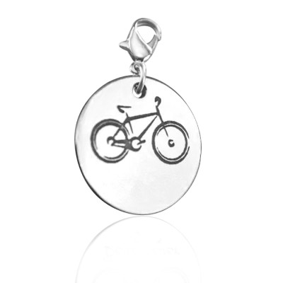 Personalised Bike Charm - Name My Jewellery