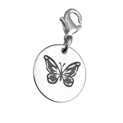Personalised Butterfly Charm - Name My Jewellery