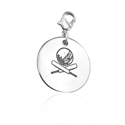 Personalised Cricket Charm - Name My Jewellery