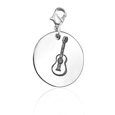 Personalised Guitar Charm - Name My Jewellery