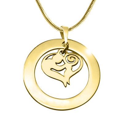 Personalised Mothers Love Necklace - 18ct Gold Plated - Name My Jewellery