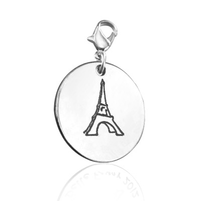 Personalised Eiffel Tower Charm - Name My Jewellery