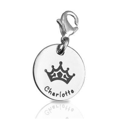 Personalised Princess Charm - Name My Jewellery