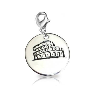 Personalised Rome Charm - Name My Jewellery