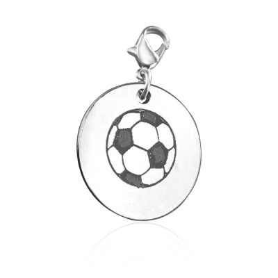 Personalised Soccer Ball Charm - Name My Jewellery