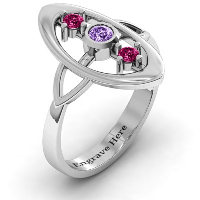 Soulful Window  Ring - Name My Jewellery