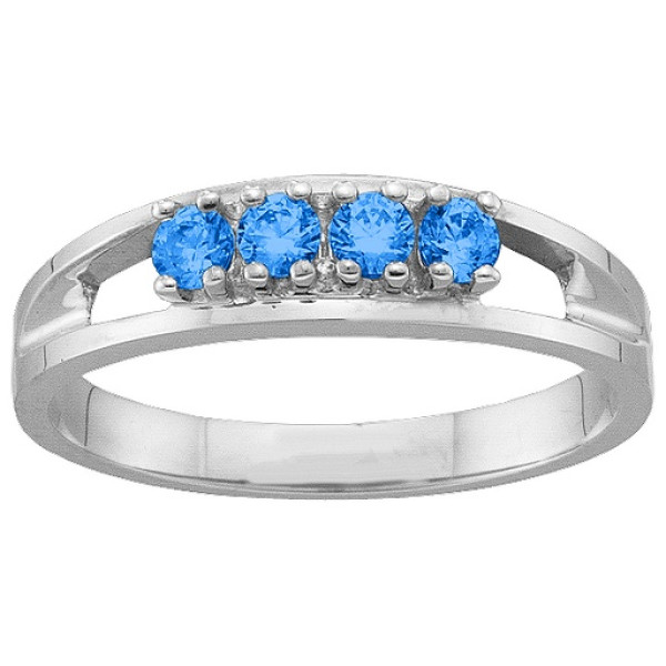 1-6 Gemstone Ring  - Name My Jewellery