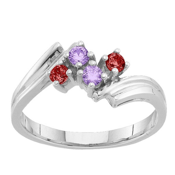 2-7 Winged Accents Ring - Name My Jewellery