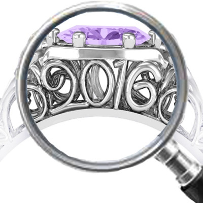 2016 Vintage Graduation Ring - Name My Jewellery