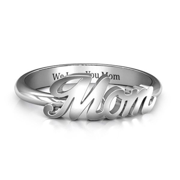 All About Mom Name Ring - Name My Jewellery