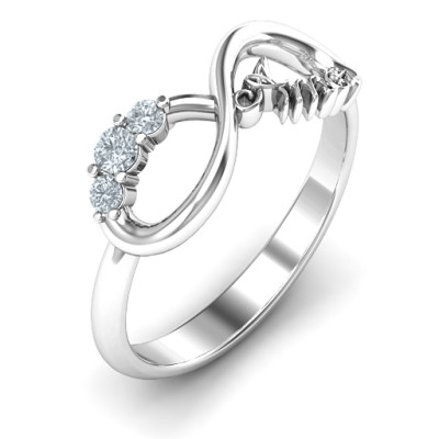 Amor Infinity Ring - Name My Jewellery
