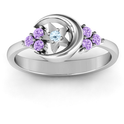 Beautiful Night Ring - Name My Jewellery