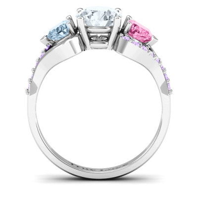 Blast of Love Ring with Accents - Name My Jewellery