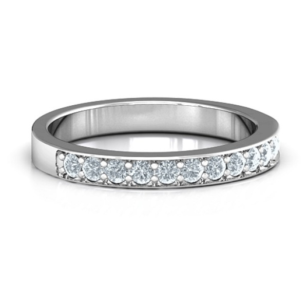 Classic Half Eternity Ring - Name My Jewellery
