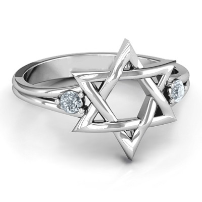 Classic Star of David Ring - Name My Jewellery