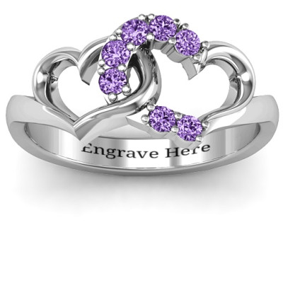 Connecting Hearts Ring - Name My Jewellery