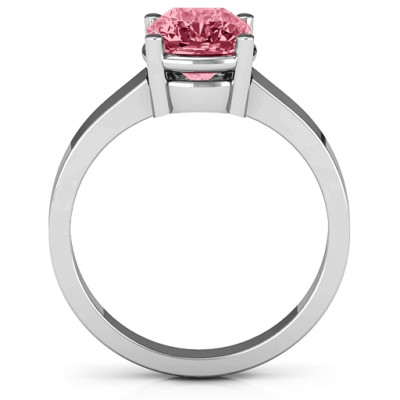 Cushion Cut Solitaire Ring - Name My Jewellery