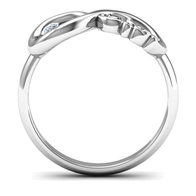 Dad Infinity Ring - Name My Jewellery