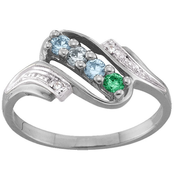 Diamond Accent 2-6 Stones Ring  - Name My Jewellery