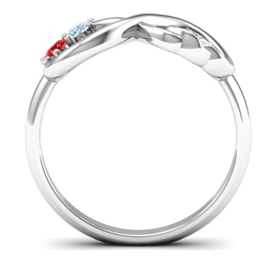 Double the Love Infinity Ring - Name My Jewellery