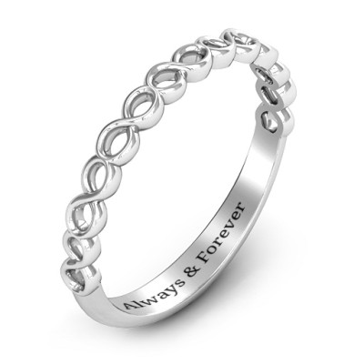 Dreaming Of Infinity Band - Name My Jewellery