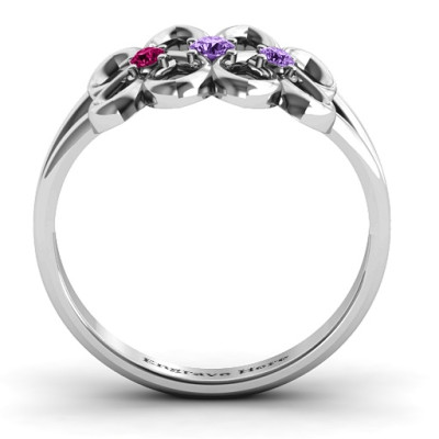 Echo of Love Infinity Ring - Name My Jewellery