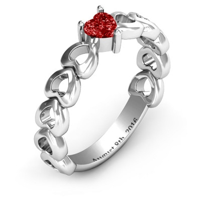 Enchanting Love Promise Ring - Name My Jewellery
