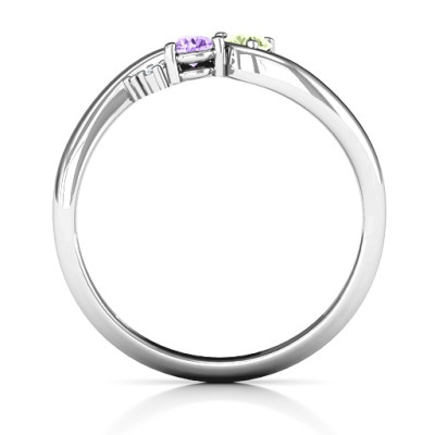 Everyday Dream Ring With Shoulder Accents - Name My Jewellery