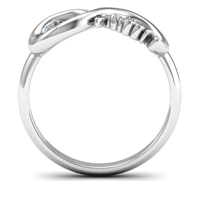 Faith Infinity Ring - Name My Jewellery