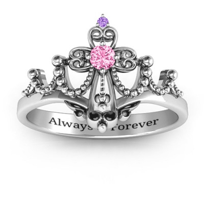 Forever And Always Tiara Ring - Name My Jewellery