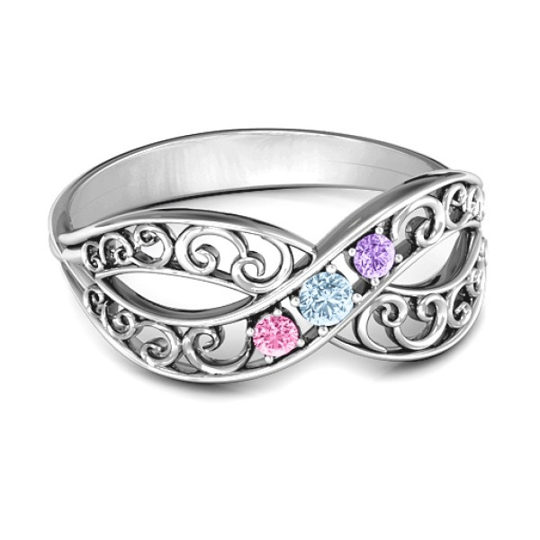Forever Filigree Infinity Ring - Name My Jewellery