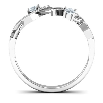 Geometric Glamor Ring - Name My Jewellery