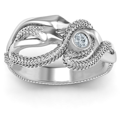 Guardian Snake Ring - Name My Jewellery