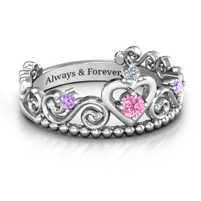 Happily Ever After Tiara Ring - Name My Jewellery