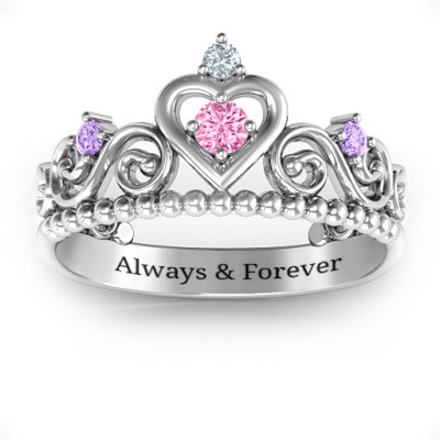 Happily Ever After Tiara Ring - Name My Jewellery