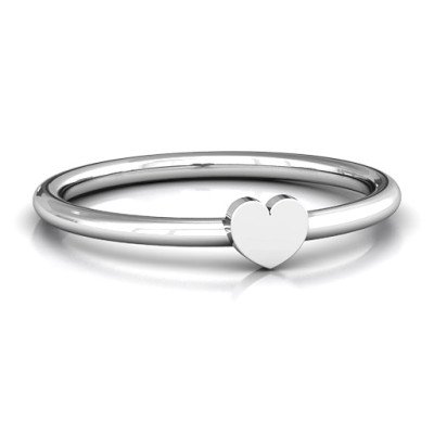 Heart Stackr Ring - Name My Jewellery