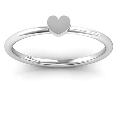 Heart Stackr Ring - Name My Jewellery