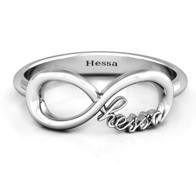Hessa  Never Parted After Infinity Ring - Name My Jewellery