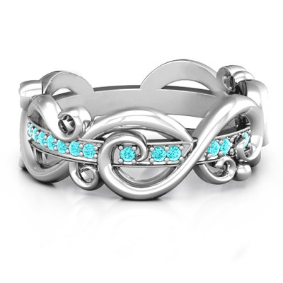 Imperative Love Infinity Ring - Name My Jewellery