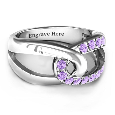 Infinity Embrace Ring - Name My Jewellery