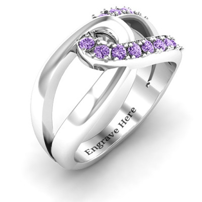 Infinity Embrace Ring - Name My Jewellery