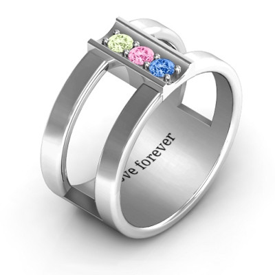 Layers Of Love Ring - Name My Jewellery